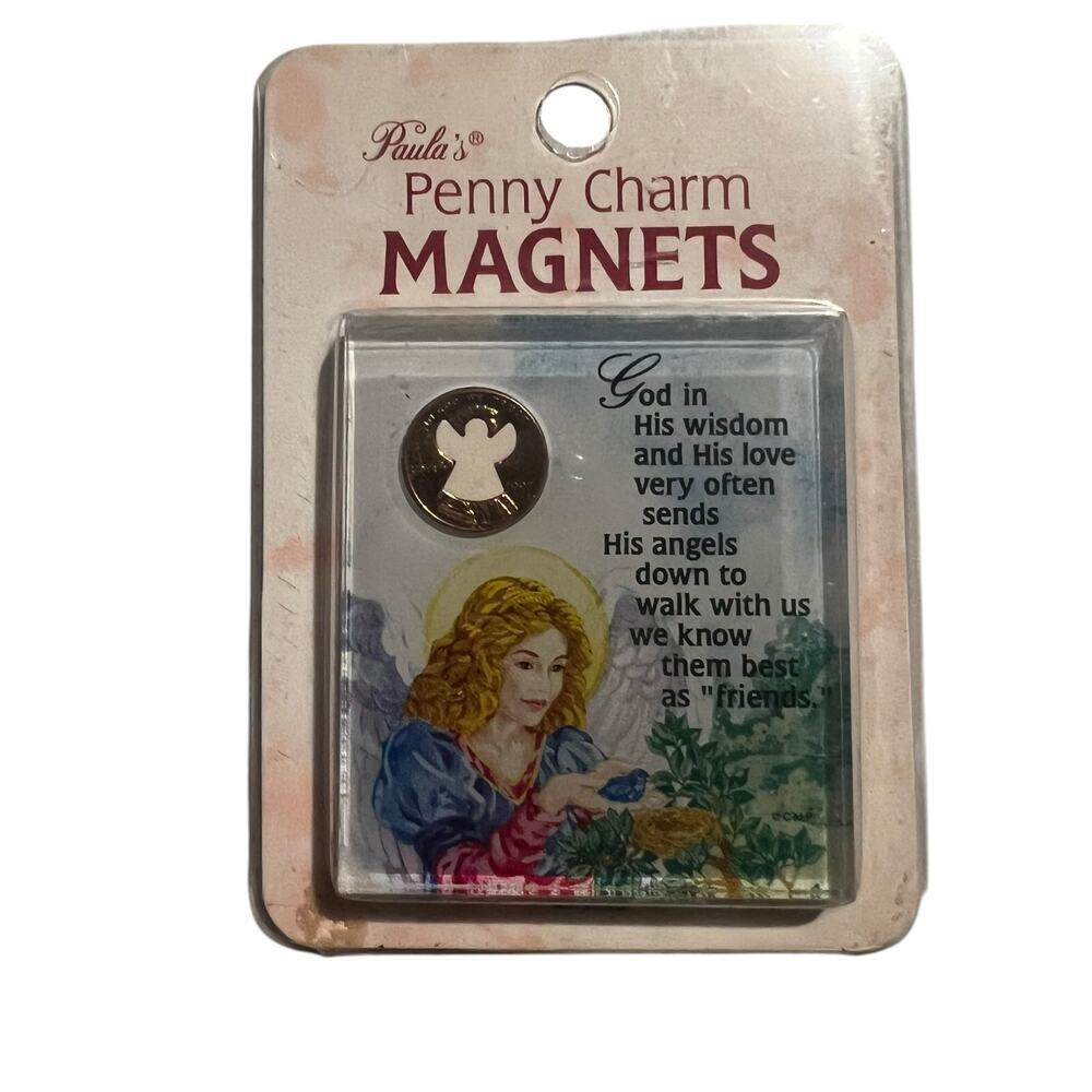 Vintage NEW Penny Charm Magnet with verse for
"Friend" by Paula’s